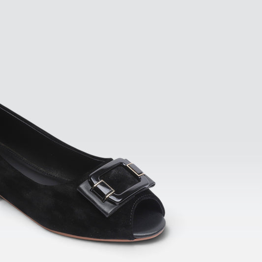 Black Casual Pumps 8007245