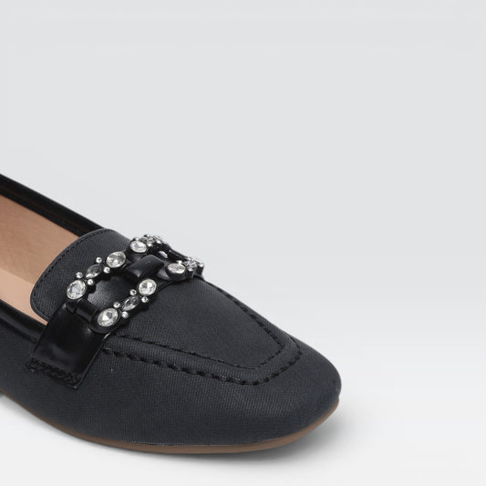 Black Casual Moccasins 8004409
