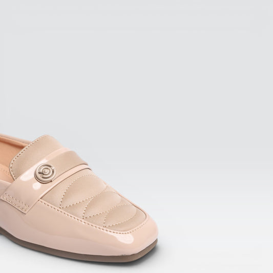 Beige Casual Mules 8007251