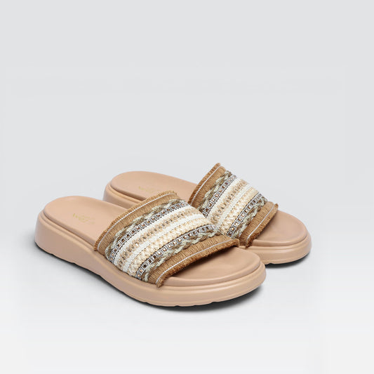 Beige Casual Slipper 8003562