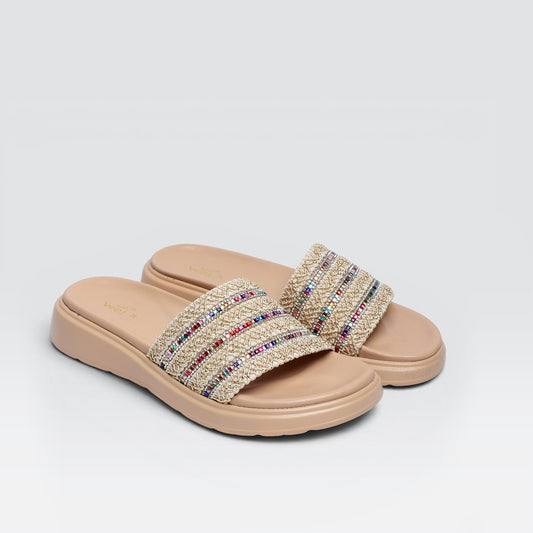 Beige Casual Slipper 8003561