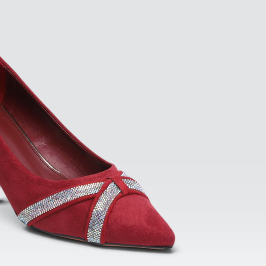 Maroon Formal Court Shoes 8108171