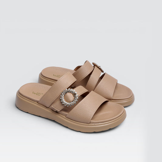 Beige Comfort Slides 8003558