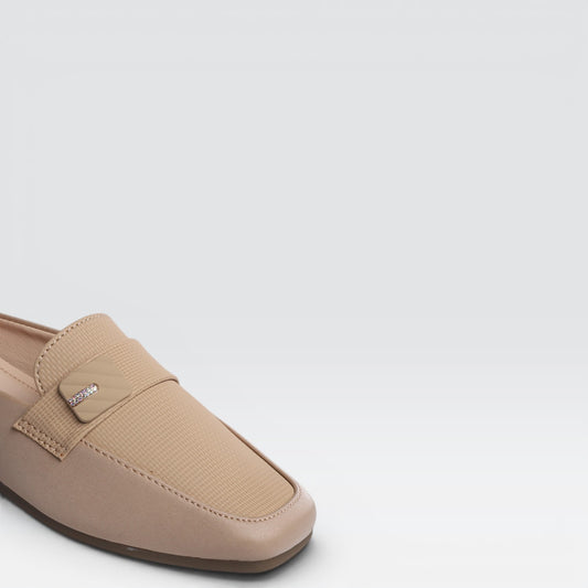 Beige Casual Mules 8007252