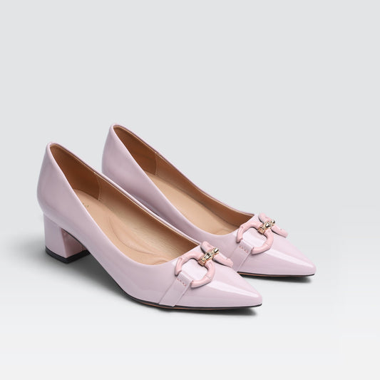 Tea Pink Formal Court Shoes 8108335