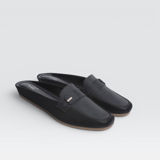 Black Casual Mules 8007252
