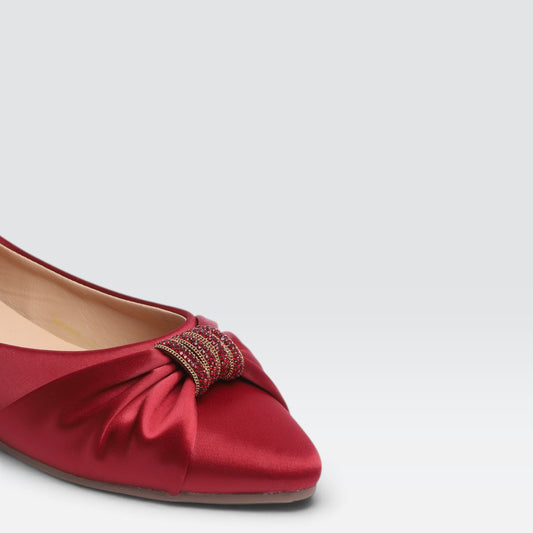 Maroon Casual Pumps 8006340