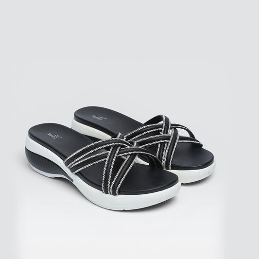 Black Casual Slipper 8003656