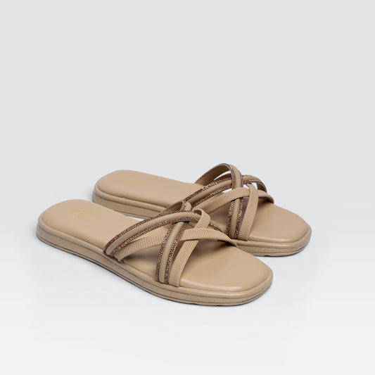 Beige Casual Slipper 8003574