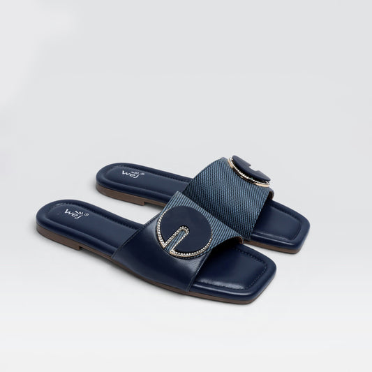 Navy Casual Slipper 8003715