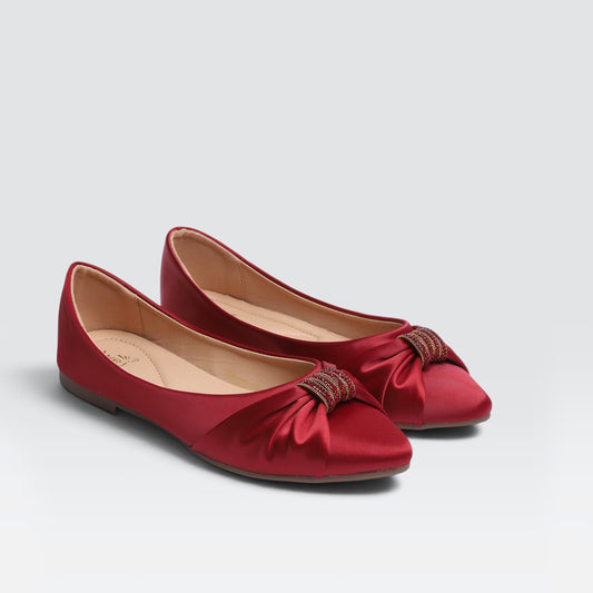 Maroon Casual Pumps 8006340