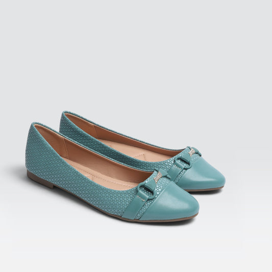 Green Casual Pumps 8006353