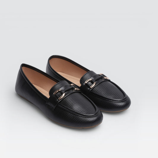Black Casual Moccasins 8004405