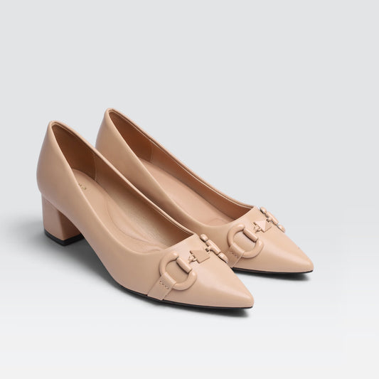 Beige Formal Court Shoes 8108334
