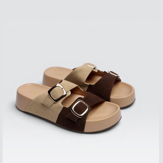 Beige Comfort Slides 8003552