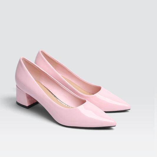 Tea Pink Formal Court Shoes 8108176
