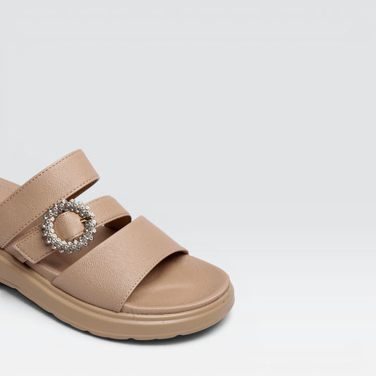 Beige Comfort Slides 8003558