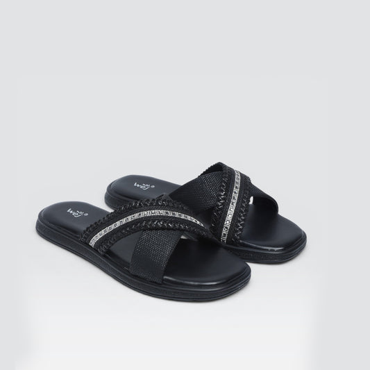 Black Casual Slipper 8003572