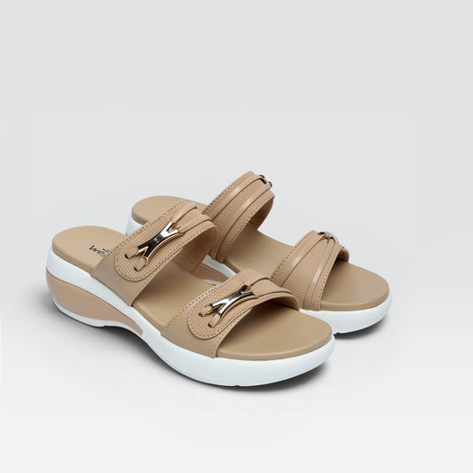 Dark Beige Casual Slipper 8003655