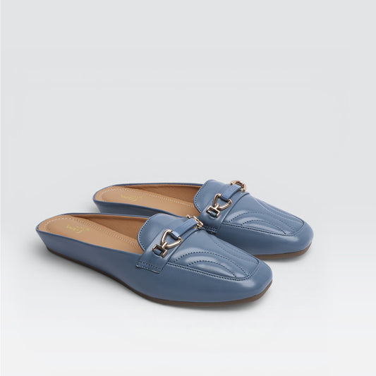 Blue Casual Mules 8004341