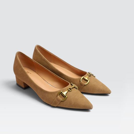 Beige Formal Court Shoes 8108282