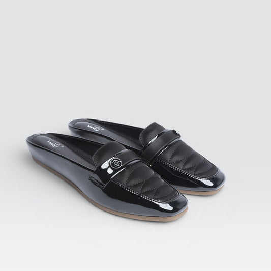 Black Casual Mules 8007251
