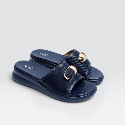 Navy Comfort Slides 8003681