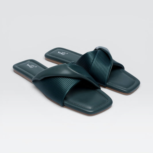 Dark Green Casual Slipper 8003708