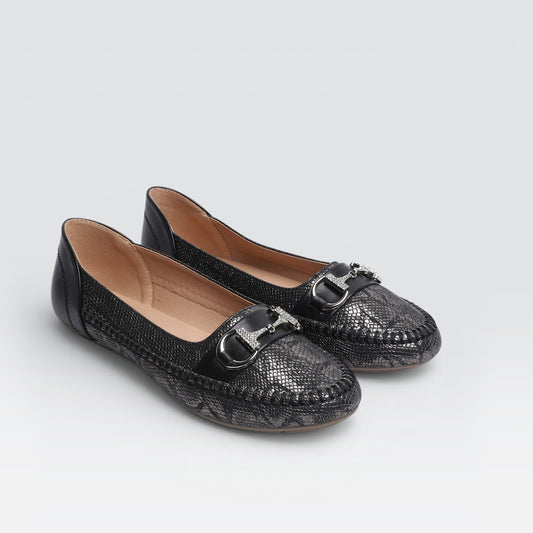 Black Casual Moccasins 8004378