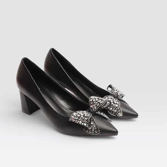Black Formal Court Shoes 8108261