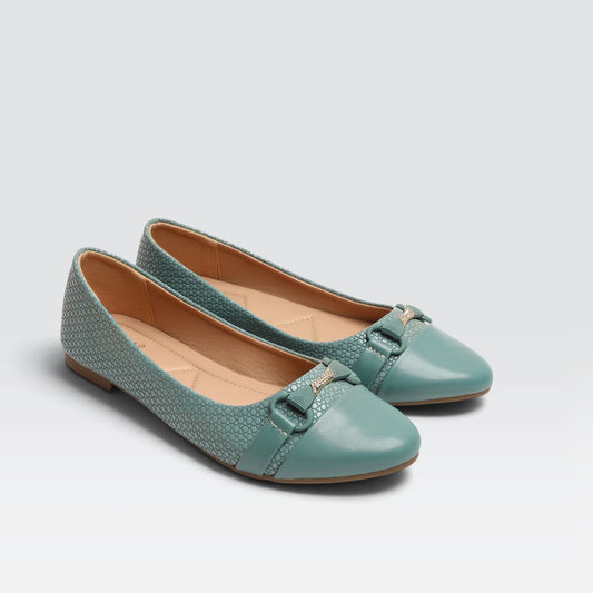 Green Casual Pumps 8006353