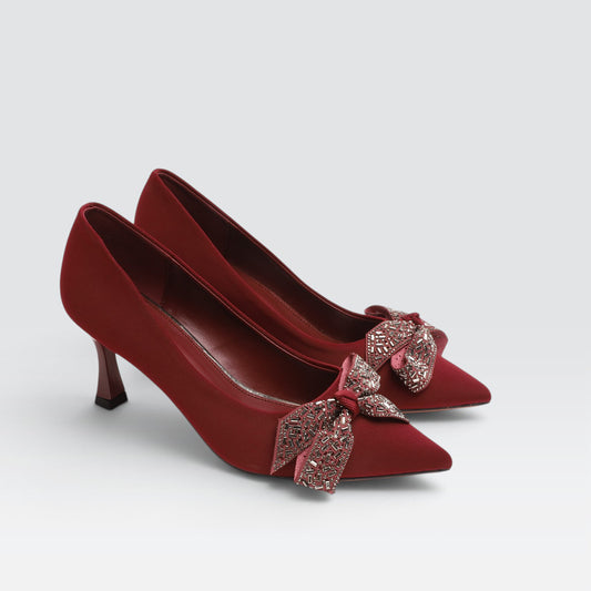 Maroon Formal Court Shoes 8108258