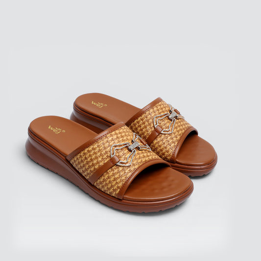 Brown Comfort Slides 8003683