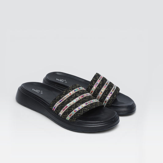 Black Casual Slipper 8003561