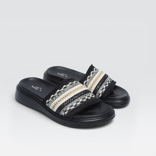 Black Casual Slipper 8003562