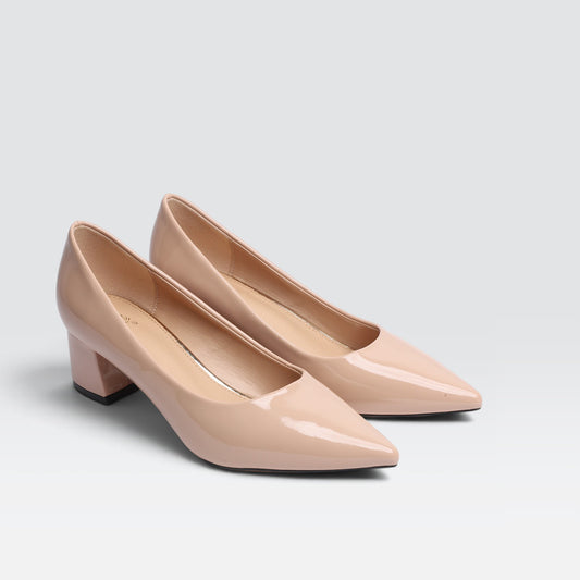 Beige Formal Court Shoes 8108176