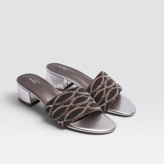 Grey Formal Slipper 8103110