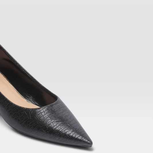 Black Formal Court Shoes 8108170