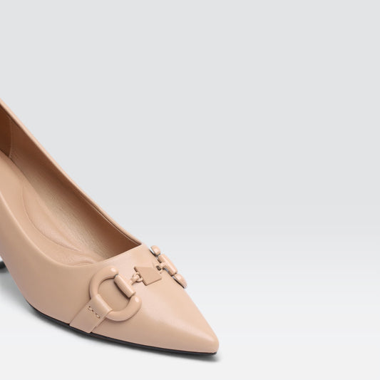 Beige Formal Court Shoes 8108334
