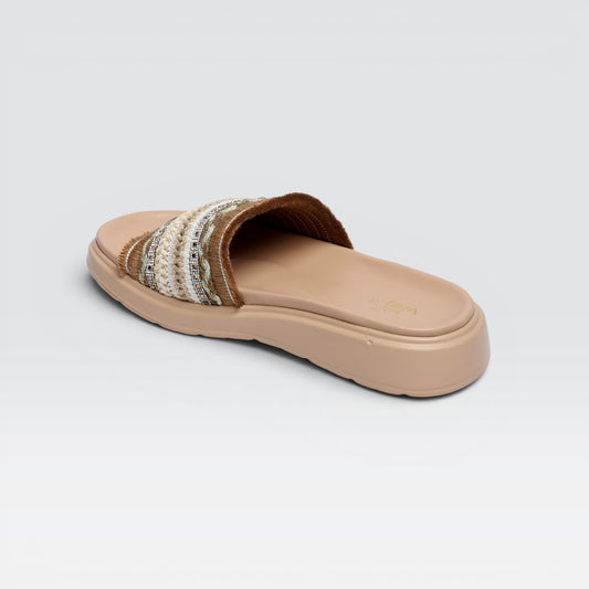 Beige Casual Slipper 8003562