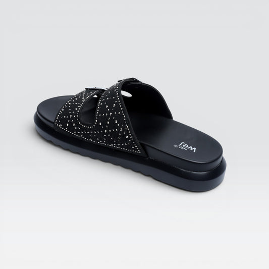 Black Comfort Slides 8003565