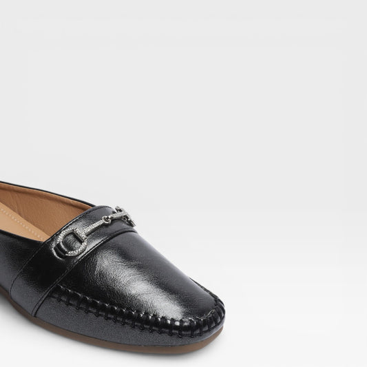 Black Casual Mules 8004336