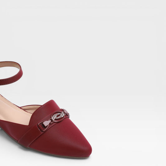 Maroon Casual Pumps 8002387