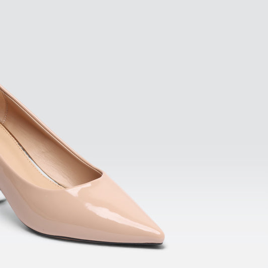 Beige Formal Court Shoes 8108176