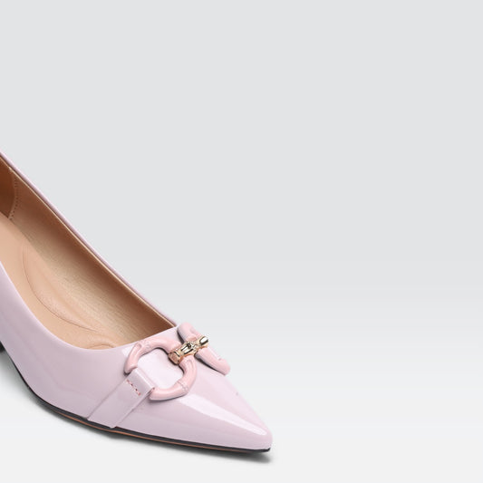 Tea Pink Formal Court Shoes 8108335