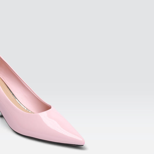 Tea Pink Formal Court Shoes 8108176
