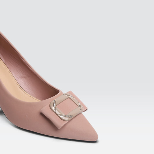 Beige Formal Court Shoes 8108163