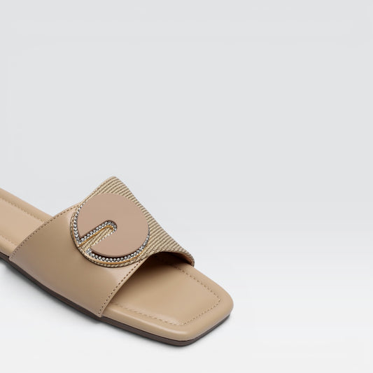 Beige Casual Slipper 8003715