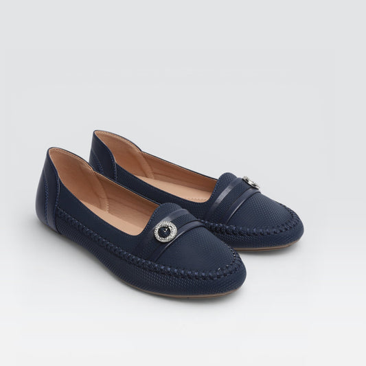Navy Casual Moccasins 8004374