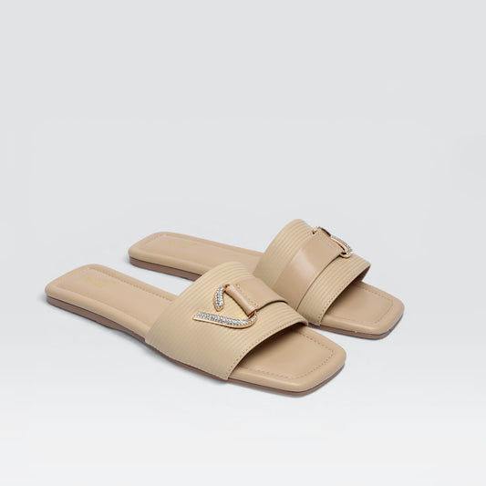 Beige Casual Slipper 8003709